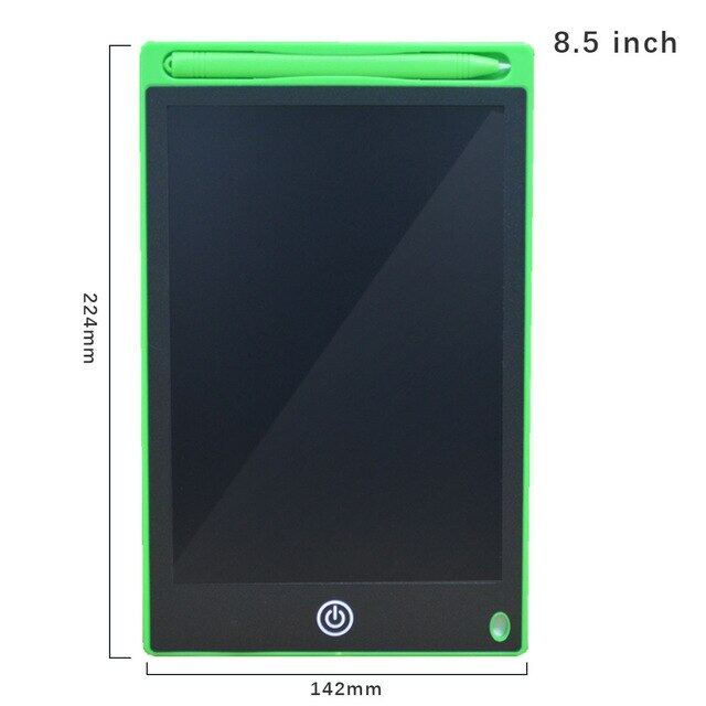 Bảng Viết LCD 8.5 Inch, Bảng Vẽ Kỹ Thuật Số Bảng Viết Với Bút Điện Tử Cầm Tay Máy Tính Bảng Bảng Mạch Siêu Mỏng Cho Trẻ Em Gif