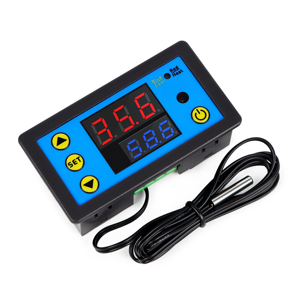 DC 12V Digital Temperature Controller with Remote Control NTC Sensor Thermostat Regulator