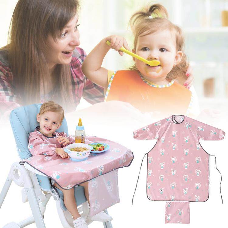 Bộ Yếm Liền Quần Cho Bé Bộ Yếm Liền Quần Dài Tay Kèm Khăn Trải Bàn