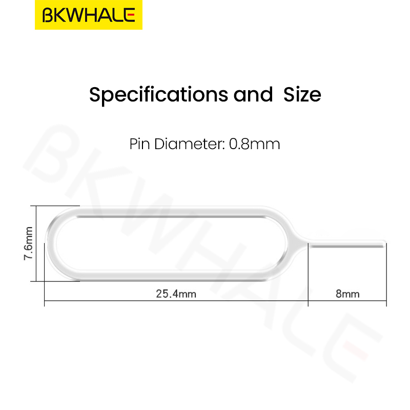 BKWHALE Slim Sim Khay Pin Pop Up Công cụ tháo gỡ Pin Opener Pop Up phù hợp với hầu hết các điện thoại thông minh