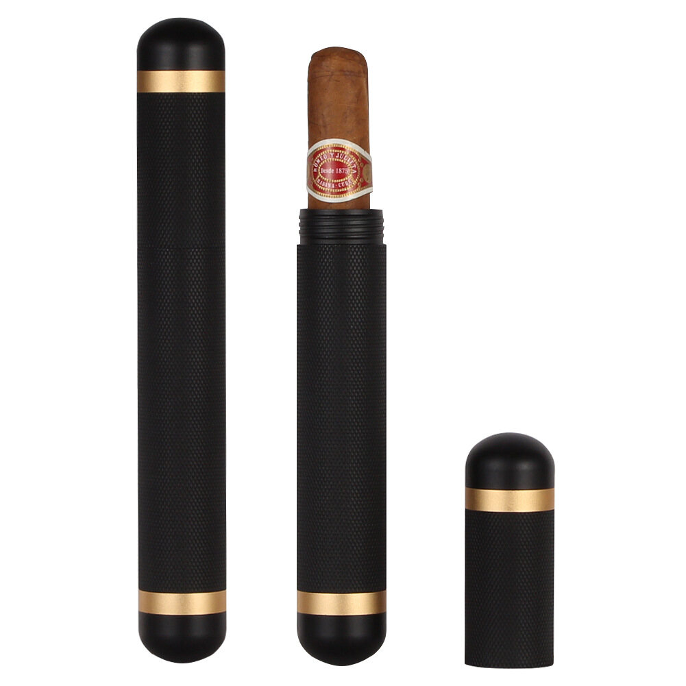 Cigare Tube Ciger Aluminum Tube Single Siga Moisturizing Tube Two-color Choice Ciga Moisturizing Box Smking Tobaco