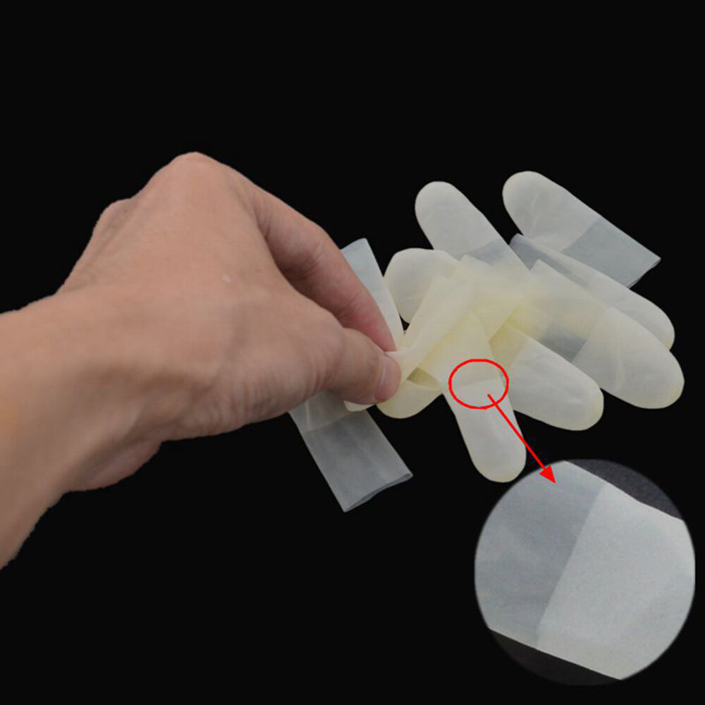 Bao Ngón Tay Bảo Vệ Chống Tĩnh Điện, Bao Ngón Tay Bằng Cao Su Latex Dùng Một Lần