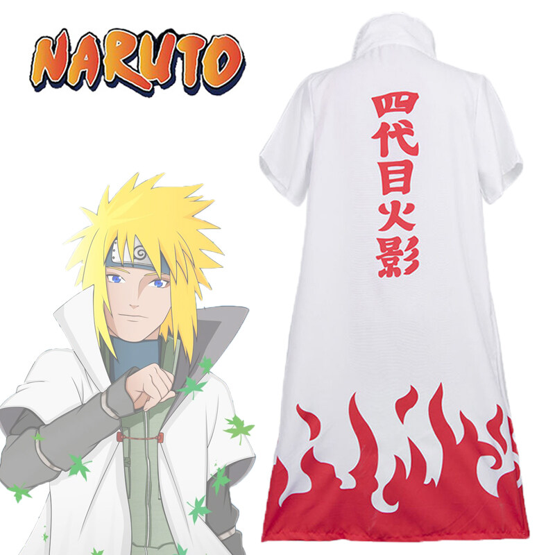 Anime Naruto Cosplay Costume 4th Fourth Hokage Namikaze Minato