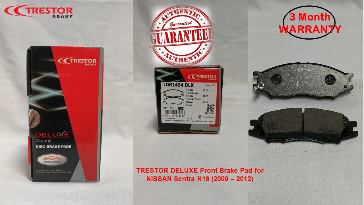 TRESTOR DELUXE Front Brake Pad for NISSAN Sentra N16 (2000 2012) 3
