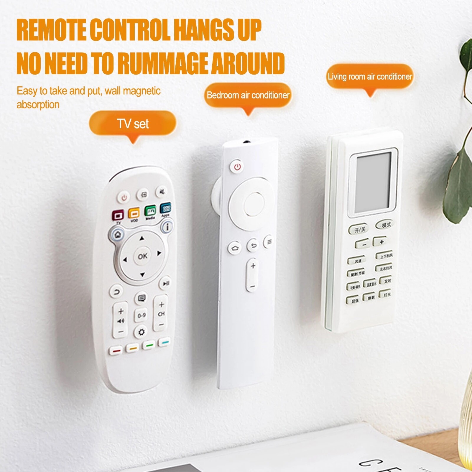 1/2Pcs Từ Hai Mặt Hút Tường Móc Tủ Lạnh Nam Châm Nhãn Dán Móc Áo Điều Khiển Từ Xa Tường Chủ Nhà Tổ Chức Móc