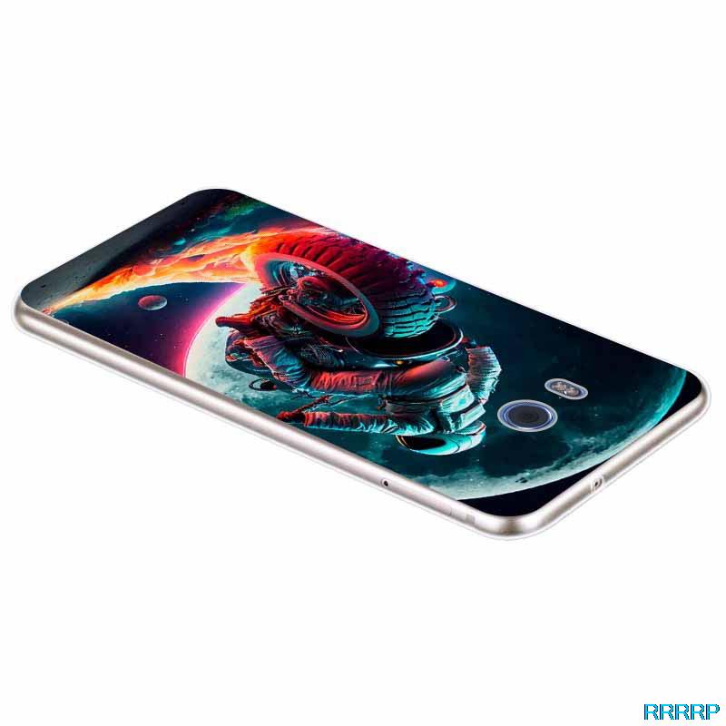 RRRP Cute Case For HTC U11 Astronaut Pattern Soft Silicon TPU Case Cover