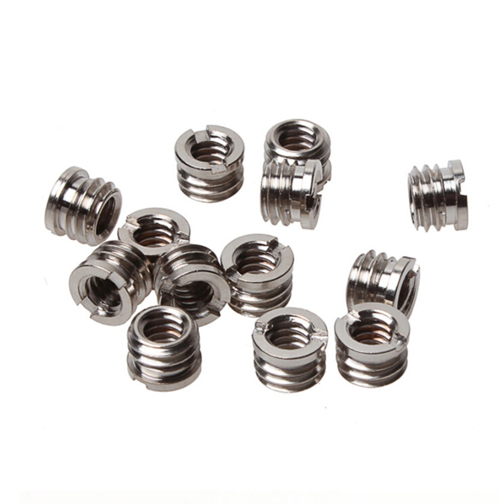 5 Cái/gói 1/4 Inch Đến 3/8 Inch Chuyển Đổi Vít Bộ Chuyển Đổi Tiêu Chuẩn Giảm Tốc Bushing Chuyển Đổi, Dành Cho Máy Quay Phim DSLR Tripod Monopod