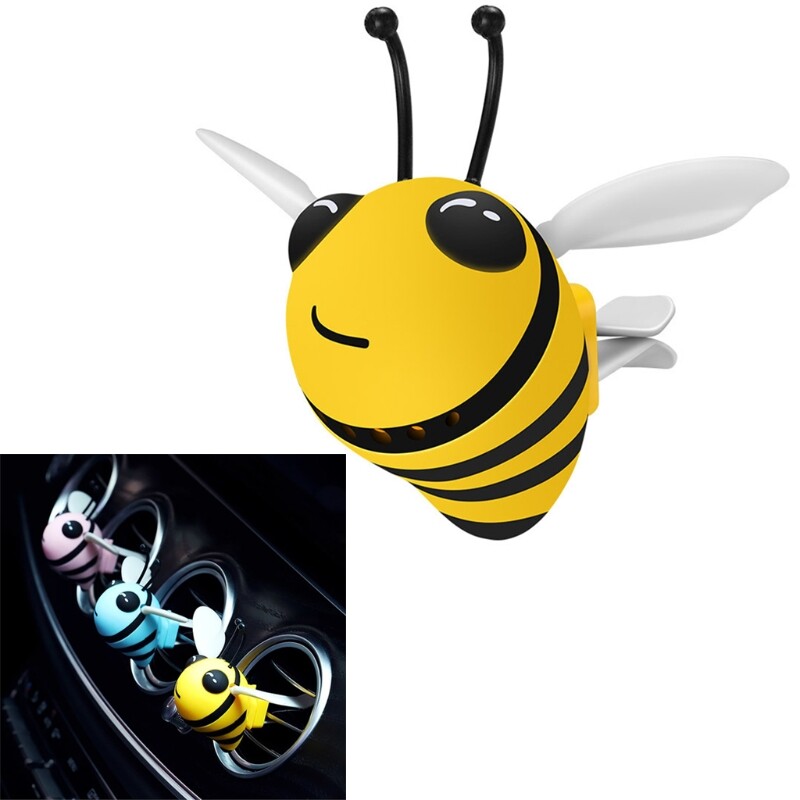 Perfume Diffuser Decor Clips Colorful Bees with Fragrant Slice Air Freshener Auto Accessories Solid Perfume