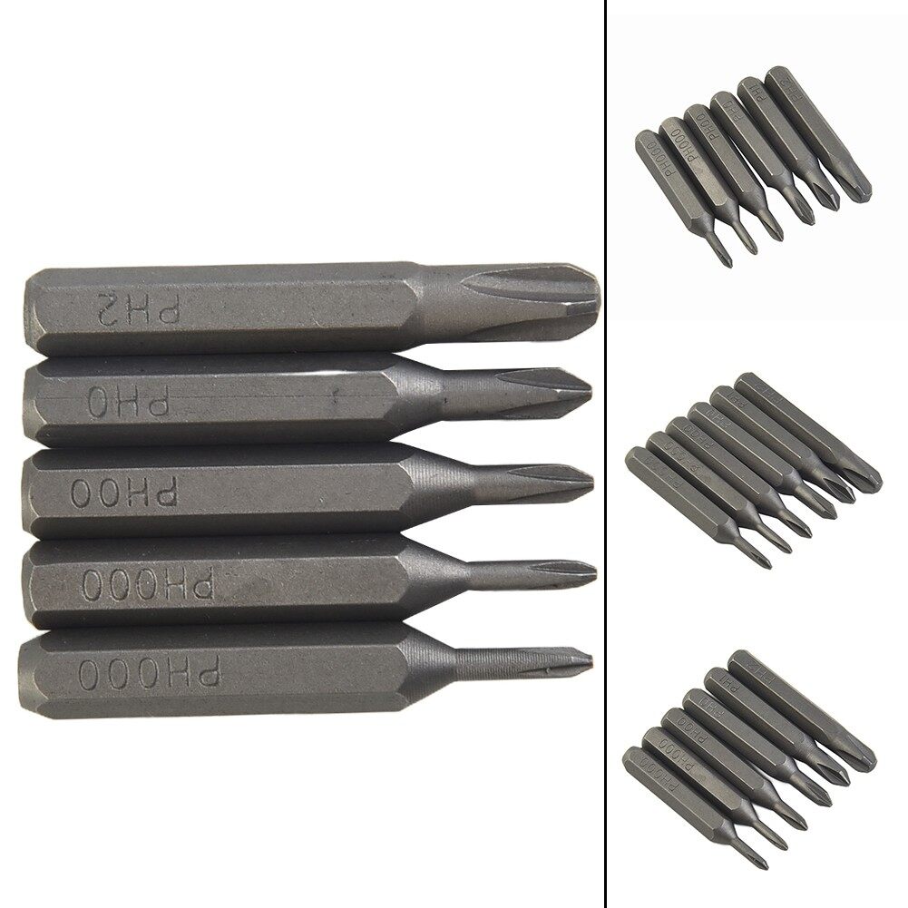H4×28mm/Cross Screwdriver Bits PH0000 PH000 PH00 PH0 PH1 PH2 4mm Hex Shank