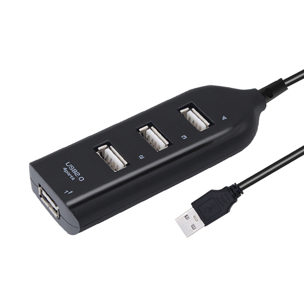 JTKE USB Hub 4 Port USB 2.0 With Cable High-Speed Mini Hub Socket Pattern Splitter Cable Adapter for Laptop PC Computer