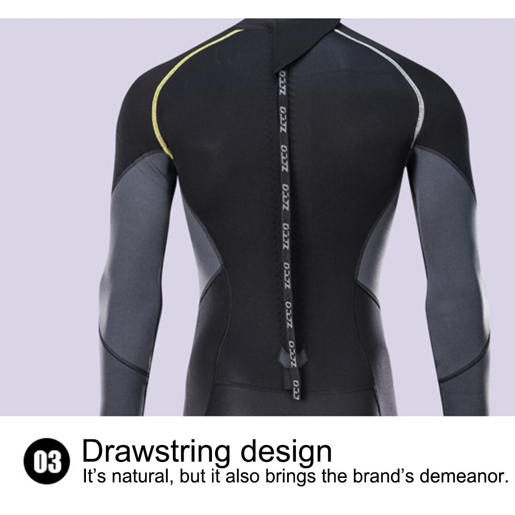 Zcco 1 5mm Neoprene Wetsuit Mens One Piece Long Sleeved Scuba Diving