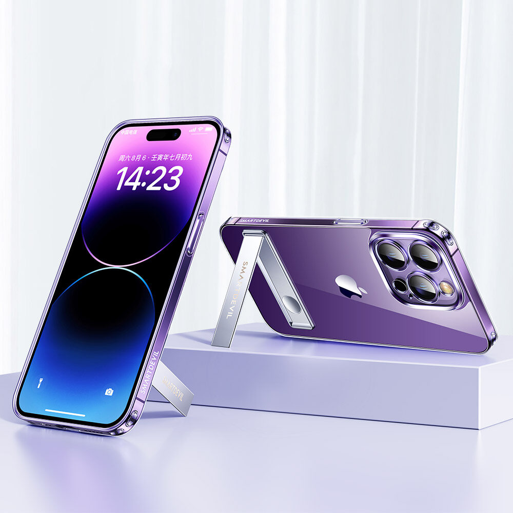 SmartDevil Transparent Airbag Phone Case for iPhone 14 Pro Max 14 Plus 14 Promax Anti-Fingerprint Soft TPU Cover