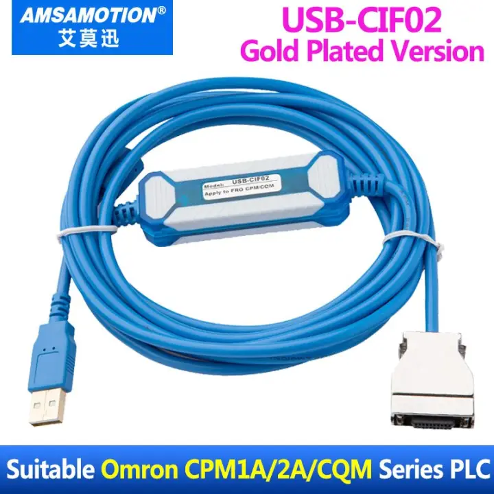 USB-CIF02 Upgraded Cable USB-CIF02 Download Cable Suitable Omron CPM1A/2A Series PLC Programming Cable 