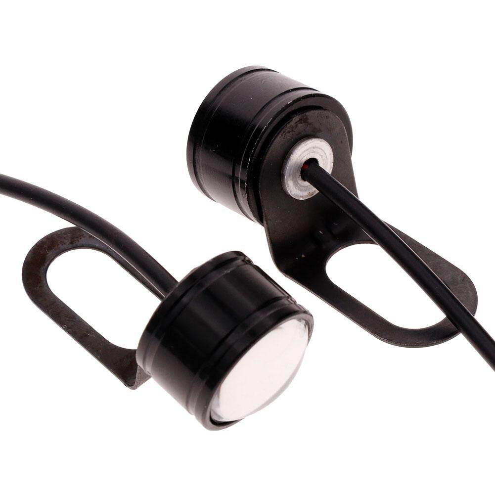 JaneDream 2Pcs LED Motorcycle Handlebar Spotlight Headlight Driving Light Fog Lamp White
