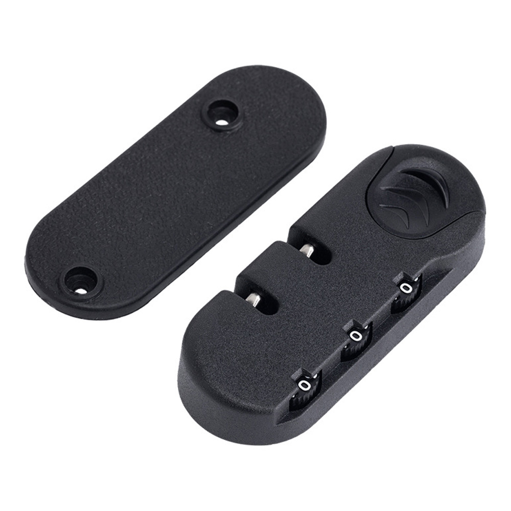 Black Combination Iron Core Lock 3 Digit Combination Padlock Accessories for Bags Lock Luggage Suitcase Travel Bag Code Lock