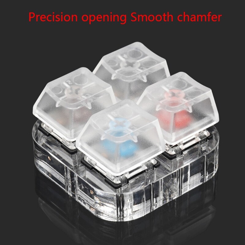 Dụng Cụ Kiểm Tra 4 Nắp Khóa, Gateron MX Switches Bộ Kiểm Tra Bàn Phím, Phím Trong Suốt Bàn Phím Cơ PCB Mẫu