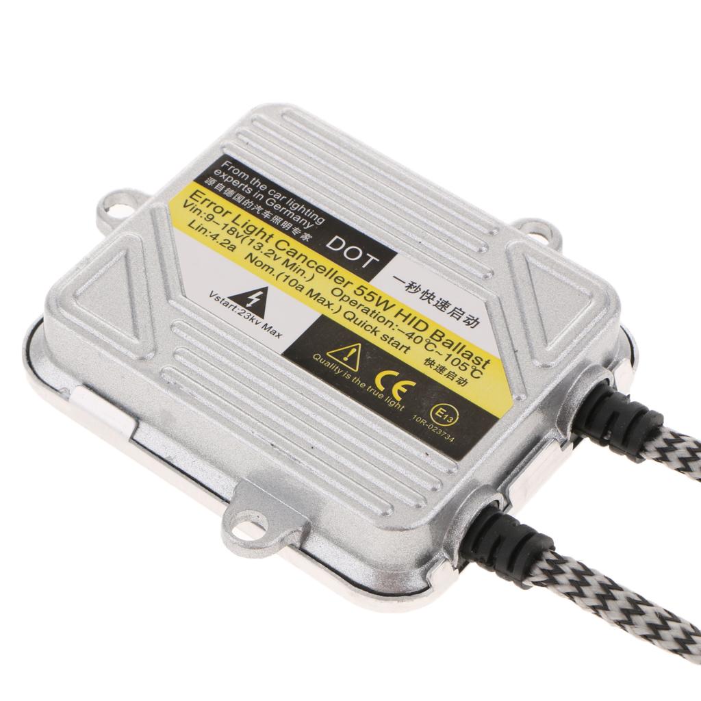 Homyl 12V 55W HID Xenon Conversion Kit With Slim ballast Headlight Control Unit