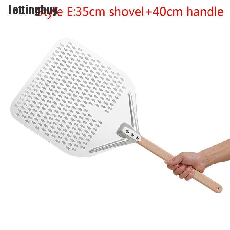 [Jettingbuy] long Aluminum Pizza Shovel With Long Handle Pastry Tool Accessories