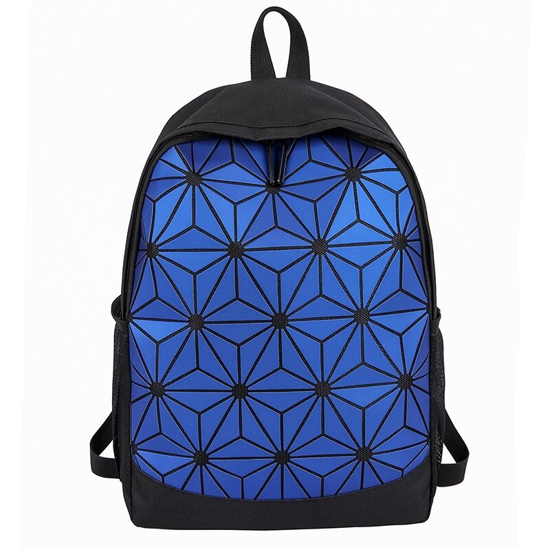 AMILA Fashion Colorful Geometry Bag Backpack Creative personality new student backpack street fashion sports backpack
