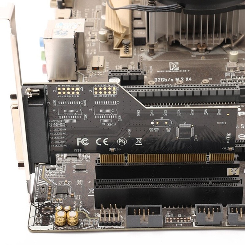 Pci Adapter Card PCI to Parallel 25Pin DB25 Printer Port Controller Expansion Card for Desktop Computer