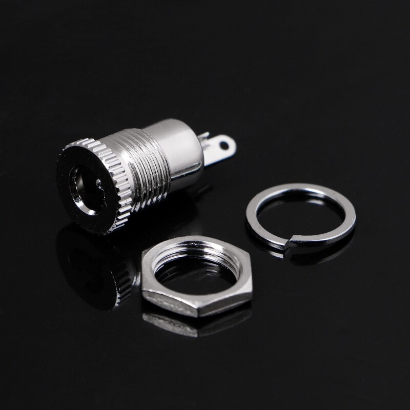 5.5 Mm X 2.1Mm Cho Ổ Cắm Giắc Cắm Điện DC Đầu Nối Gắn Bảng Điều Khiển Cái