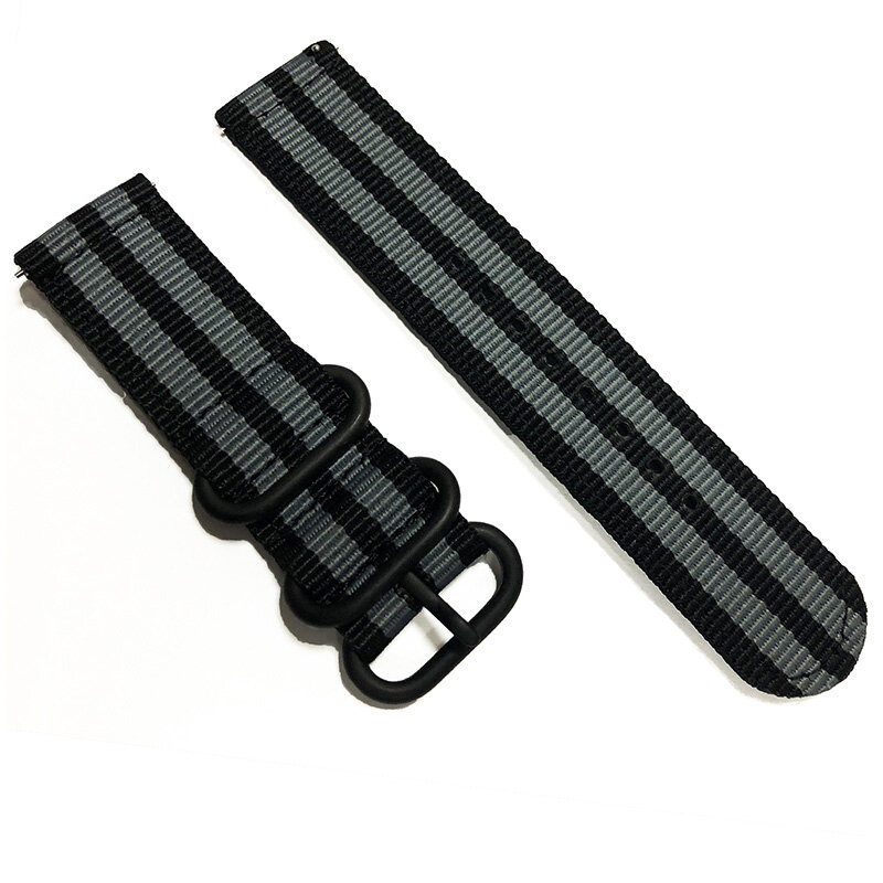 Universal Watch Band 18/20/22/24 mm Size Soft Sports Military Style Men's Women's Watch Band Woven Nylon NATO Watch Strap Metal Buckle