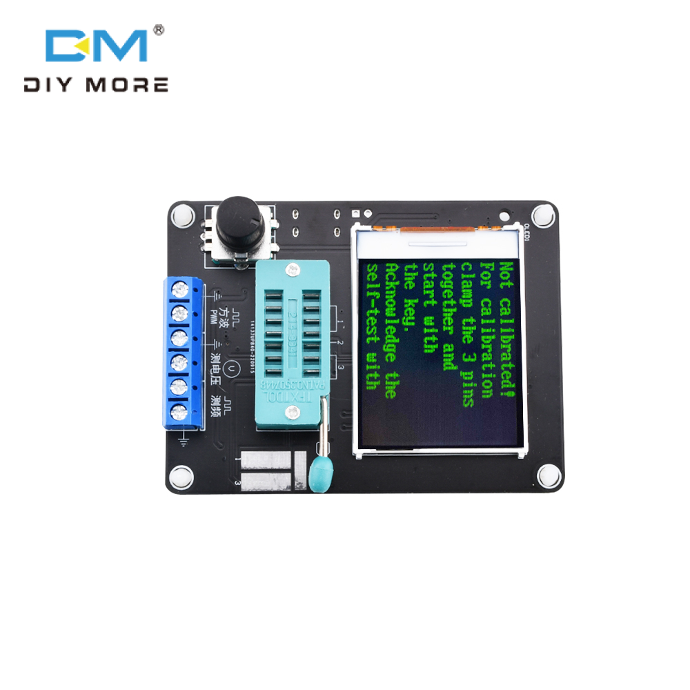 diymore Kháng Cảm Điện Dung Meter GM328A Transistor Tester ESR Meter Điện Dung Meter Transistor Tester
