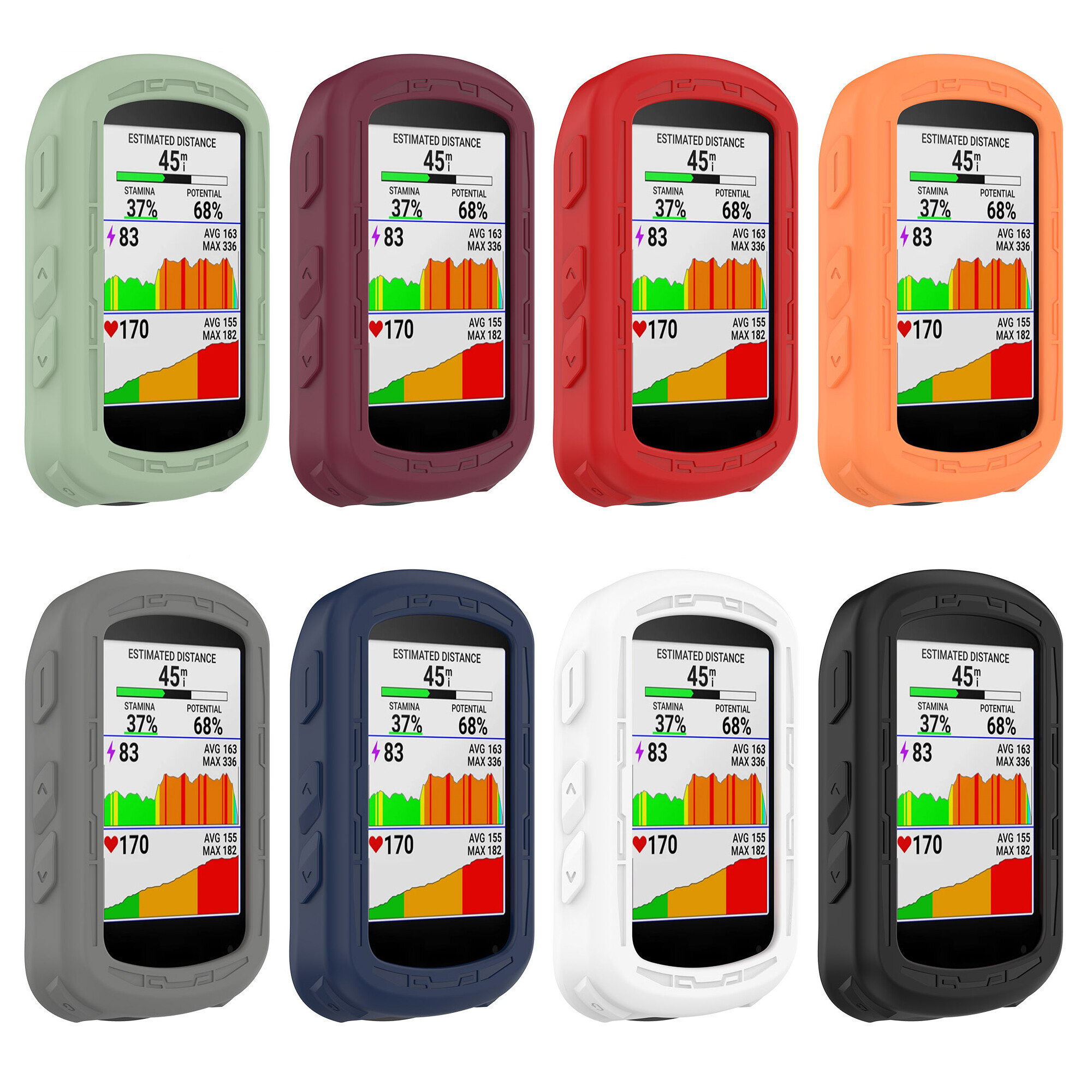 Suitable For Garmin Edge840/540 Bicycle Speed Meter Silicone Protective Case Case Anti-Drop Dustproof
