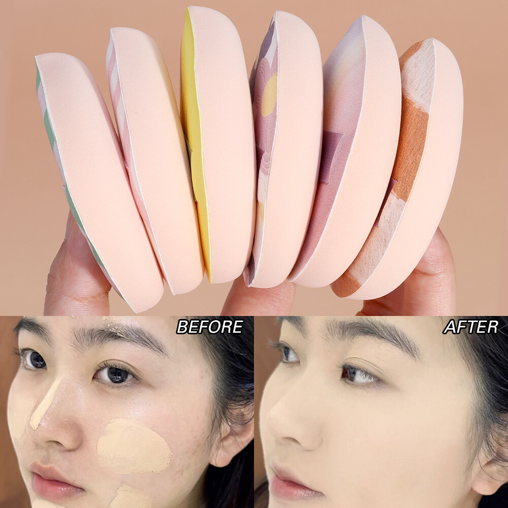 Miếng bọt biển trang điểm Bộ cọ trang điểm Bông thoa phấn nền vải bông siêu mềm mặt Make-up dụng cụ làm đẹp