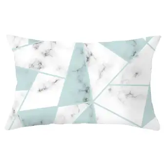 Fuwatacchi Geometric Cushion Cover Striped Wave Pillow Cover Black