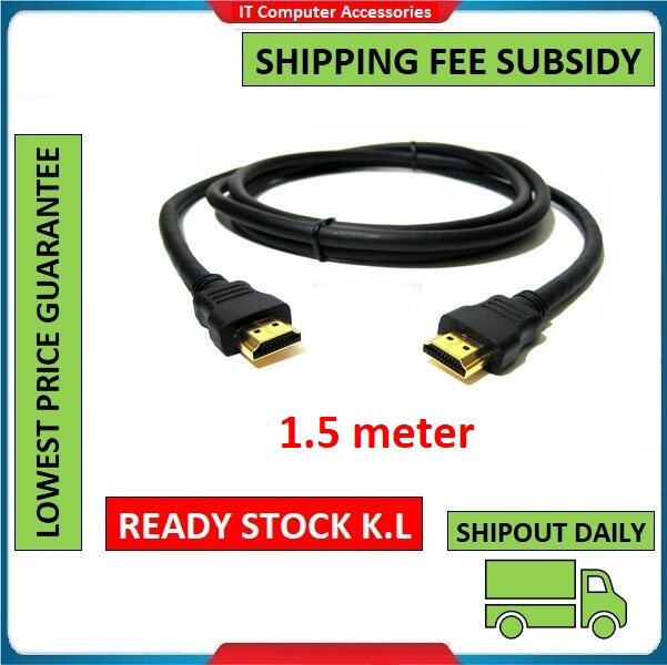 3M High Speed HDMI Cable for Laptop, HDTV, Blu-Ray, DVD, Projector