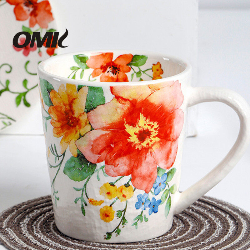 OMK 4pcs set of American ceramics Mugs coffee cup