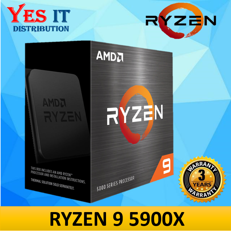 AMD RYZEN 5900X 12 CORES 24 THREADS PROCESSOR Lazada