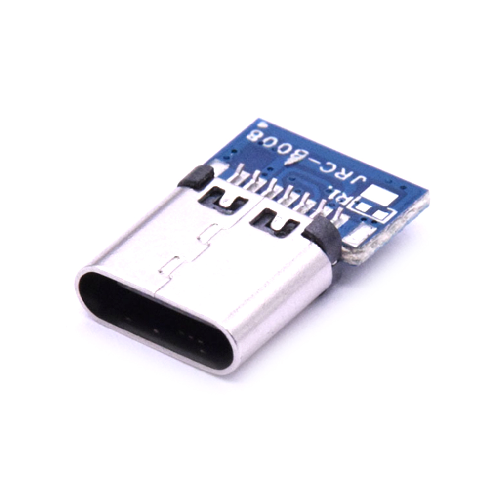 10 Cái Đầu Nối Micro USB 2.0 Loại C Ổ Cắm Cái 14 Chân Ổ Cắm Thông Qua Lỗ PCB 180 Dọc Lá Chắn, USB