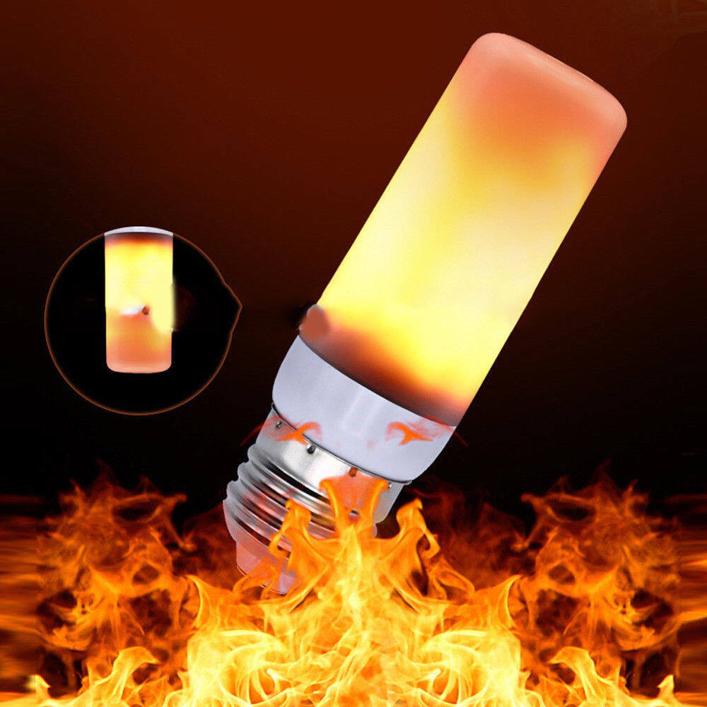 [Hàng Có Sẵn] Bóng Đèn LED Lửa Tự Nhiên Hiệu Ứng Ngọn Lửa 4 Chế Độ Chính Hãng Bóng Đèn Lửa Mô Phỏng E27 Nhấp Nháy Đèn Đèn Chớp Mô Phỏng Giáng Sinh, Đèn Trang Trí Nội Thất Đèn Trang Trí Năm Mới Dải Đèn Led Trồng Cây Đèn Cảnh Quan