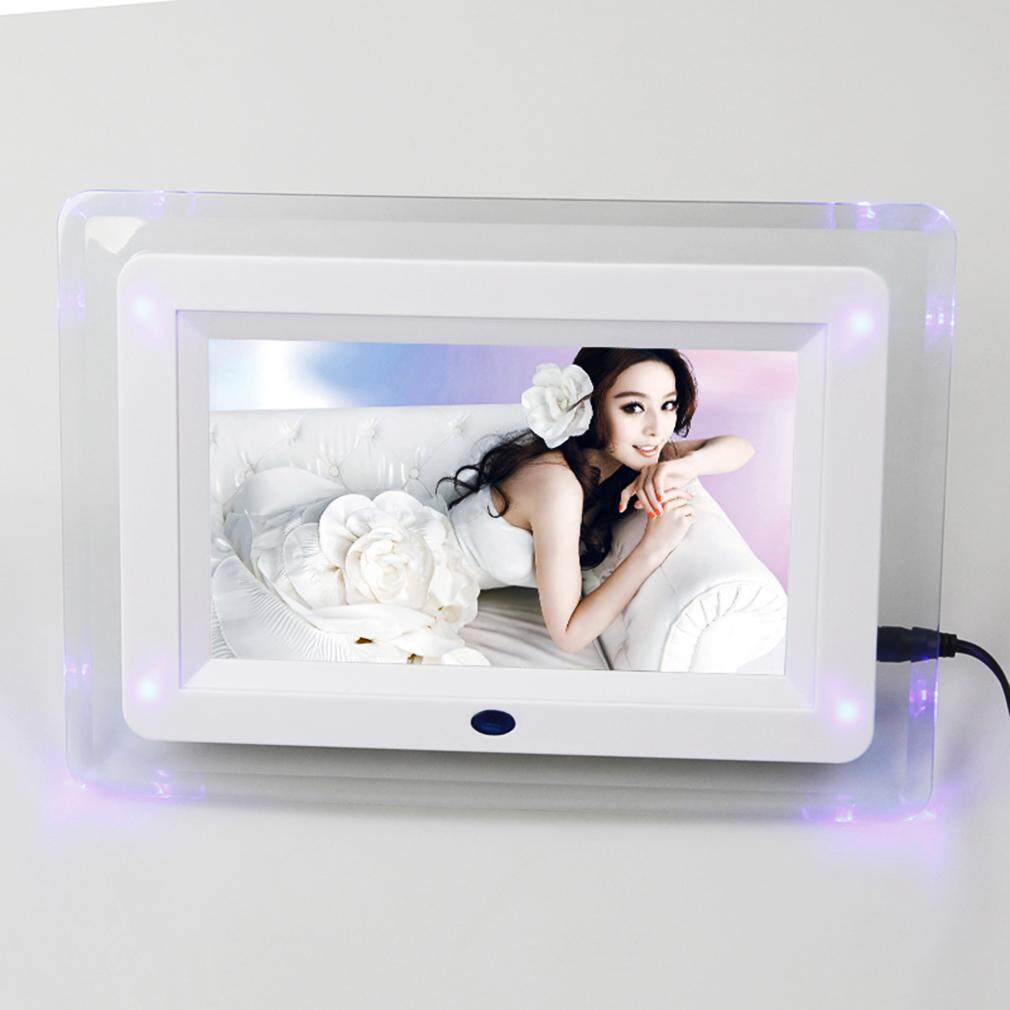 UINN 7 \\ \"TFT-LCD Nhấp Nháy Khung Ảnh Kỹ Thuật Số Phim MP3 MP4 Người Chơi Đồng Hồ Báo Thức