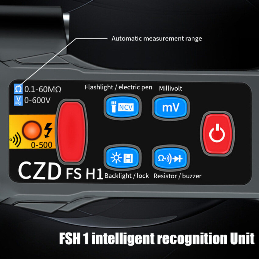 Loại Bút Vạn Năng NCV Cầm Tay Màn Hình LCD Đèn Nền Đa Năng Kế Kỹ Thuật Số DC/Đồng Hồ Đo Điện Áp Xoay Chiều