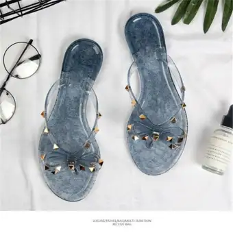jelly footbed sandals