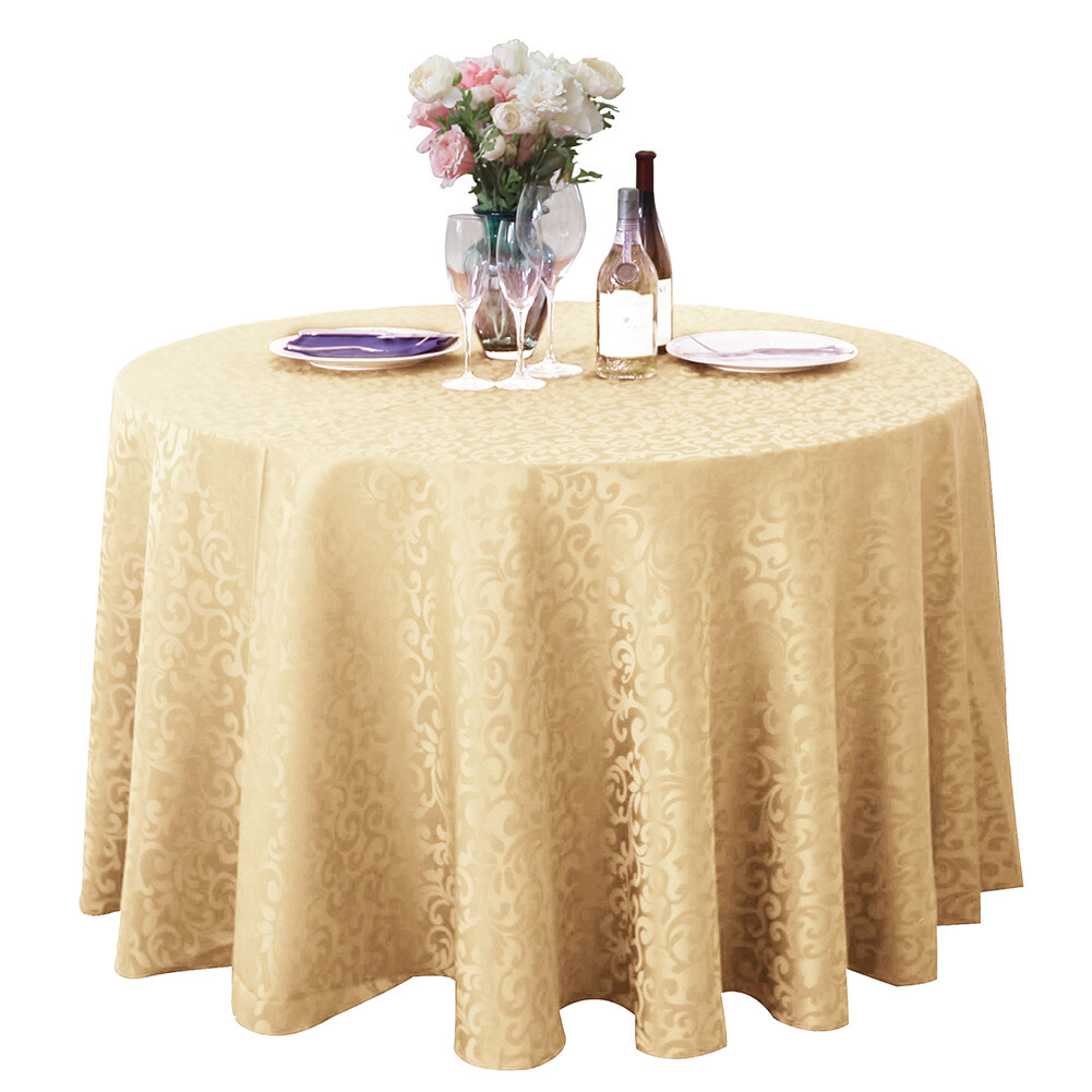 160cm Round Table Cloth Cover Banquet Wedding Party Desk Dining Table Decoration