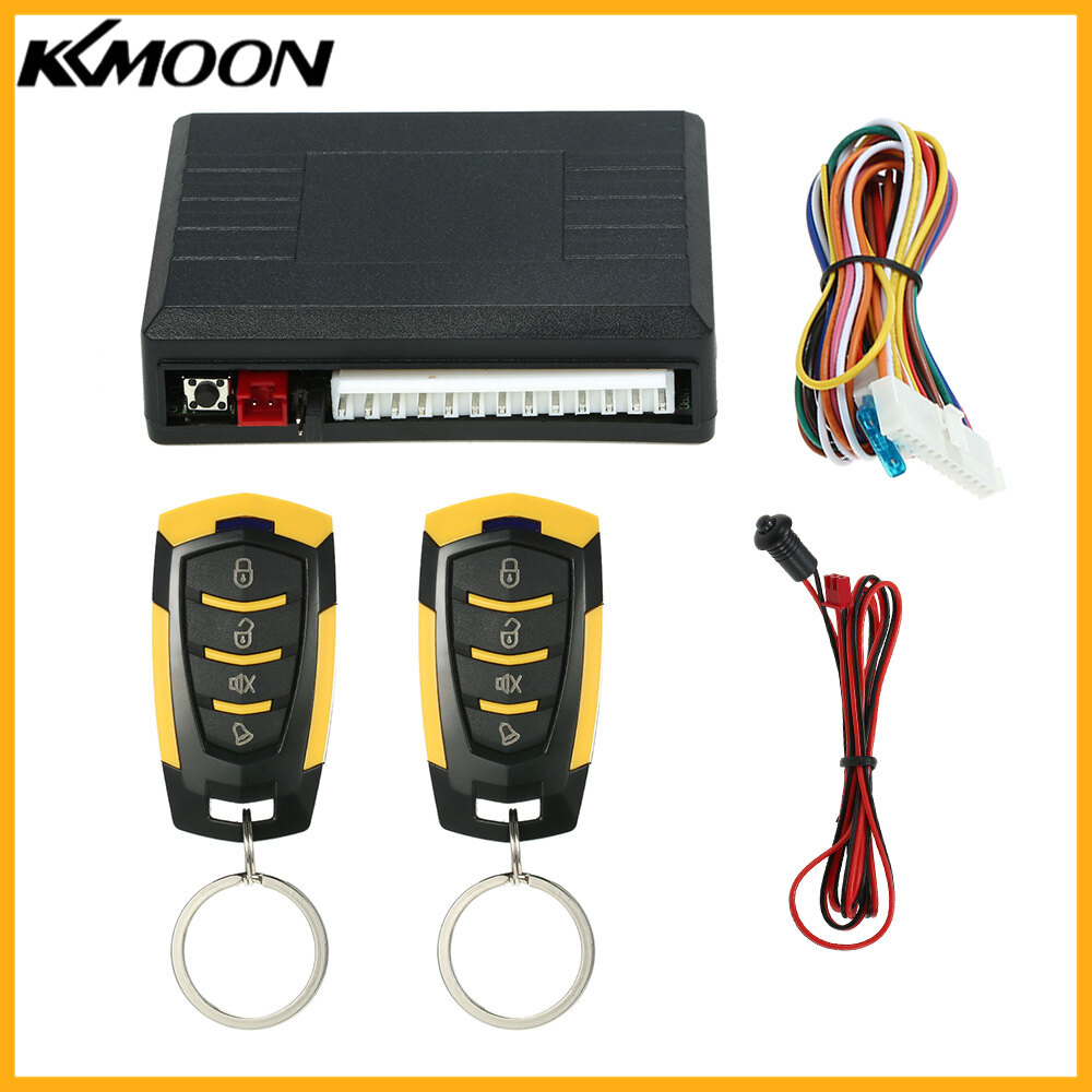 Universal Car Door Lock Keyless Entry with Trunk Release Button Remote Central Locking Kit