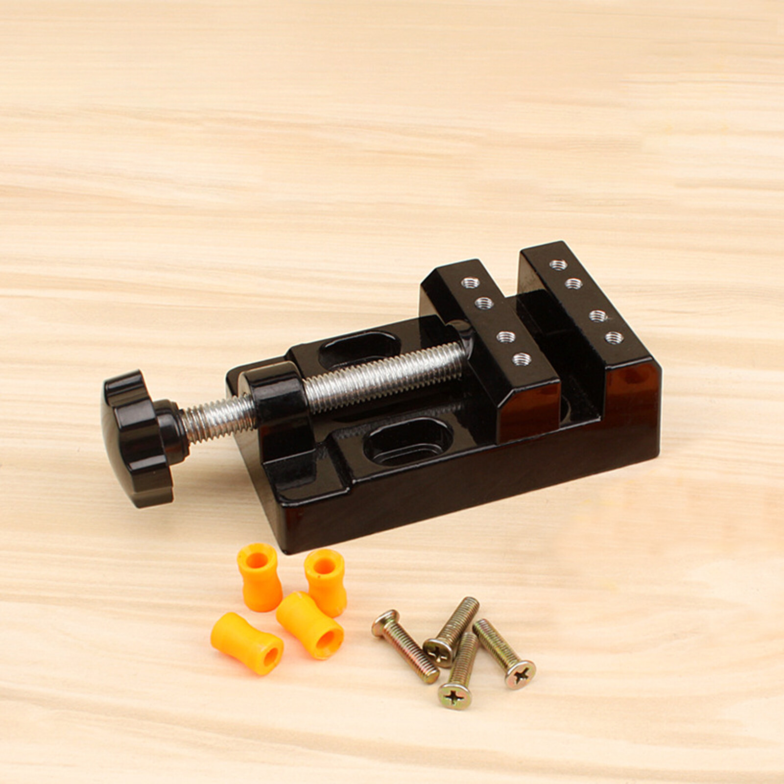 Multifunctional Aluminum Alloy Mini Flat Bench Table Vise Vice Clamp Fixed Tool