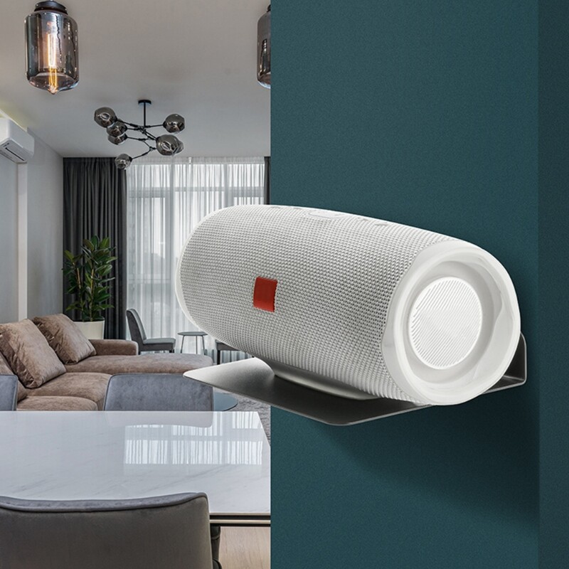 Wall Storage Rack Wall Mount Bracket Speaker Stand Universal Speaker Metal Storage Holder Stand