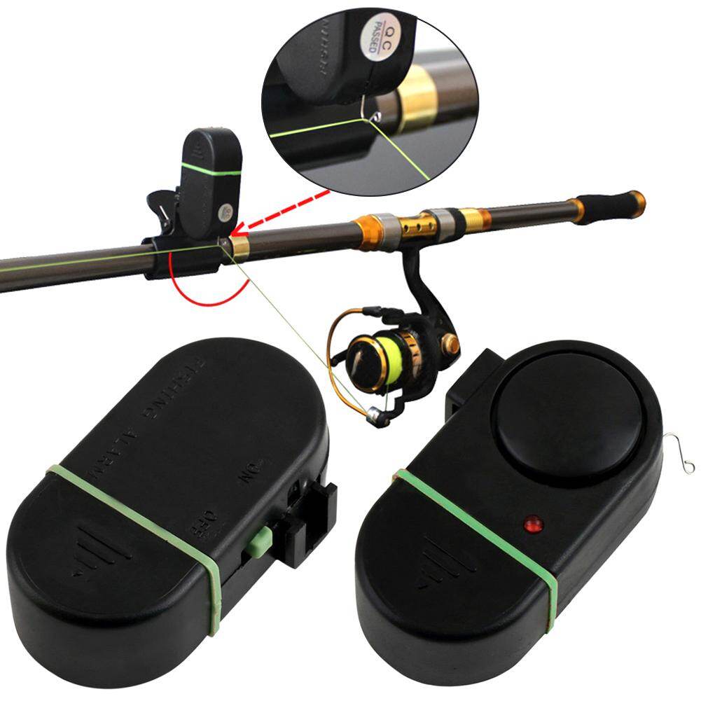 magicaldream Portable Electronic LED Light Clip-on Fishing Rod Fish Bite Sound Alarm Bell