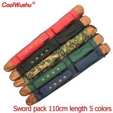Coolwushu Tai Chi Thanh Kiếm Túi 110Cm Chiều Dài Broadsword Ba Lô Vải Chất Liệu Không Thấm Nước 2 túi bên Có Thể Giữ Một Nhakus / Fan