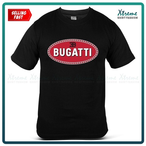 BAJU KAOS PENDEK T shirt Bugatti Car 