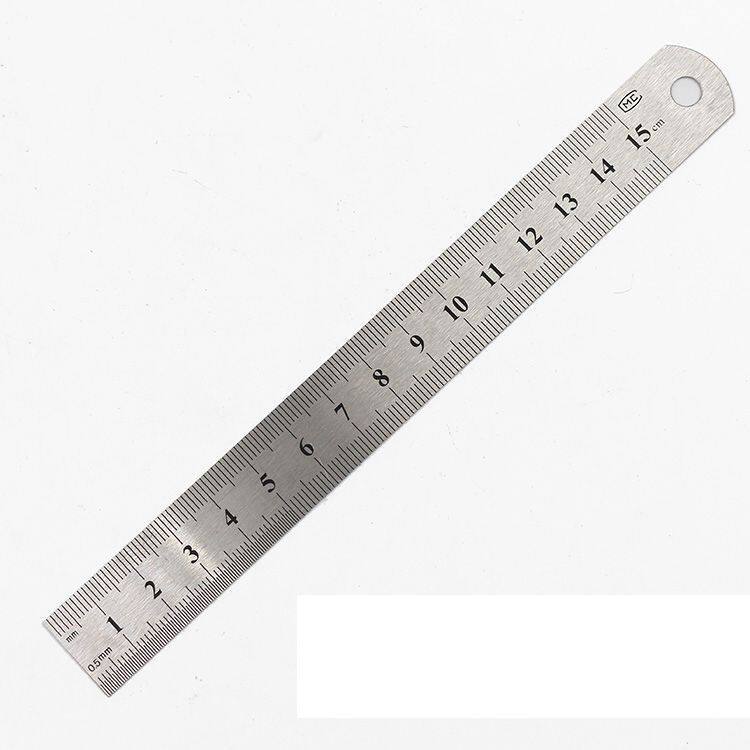 3 Cái/bộ Cai Trị, Thước Đánh Dấu Bền Hai Mặt Thước Đo Inox