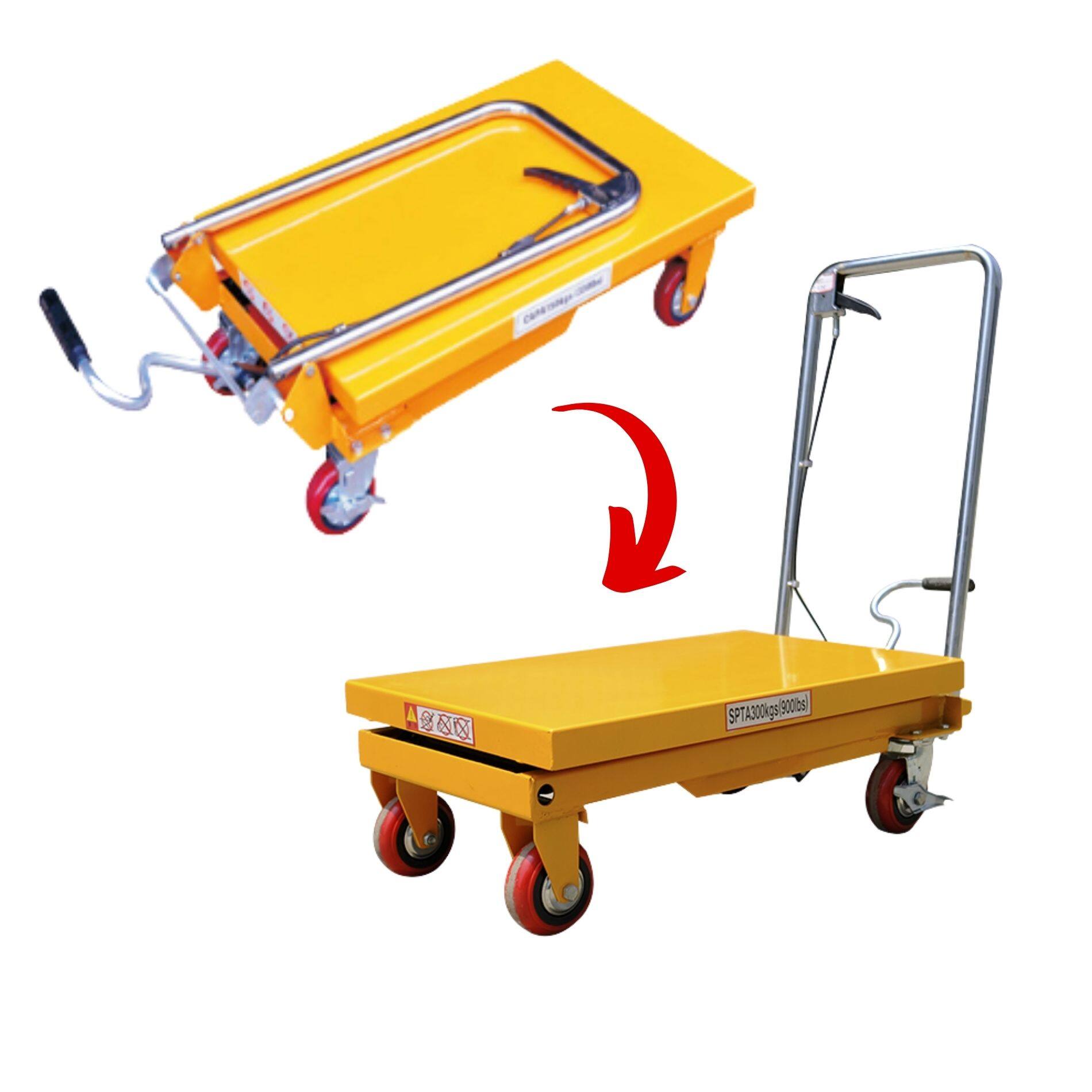 500kg Heavy Duty Trolley Troli Barang Hydraulic Trolley Tool Trolley ...