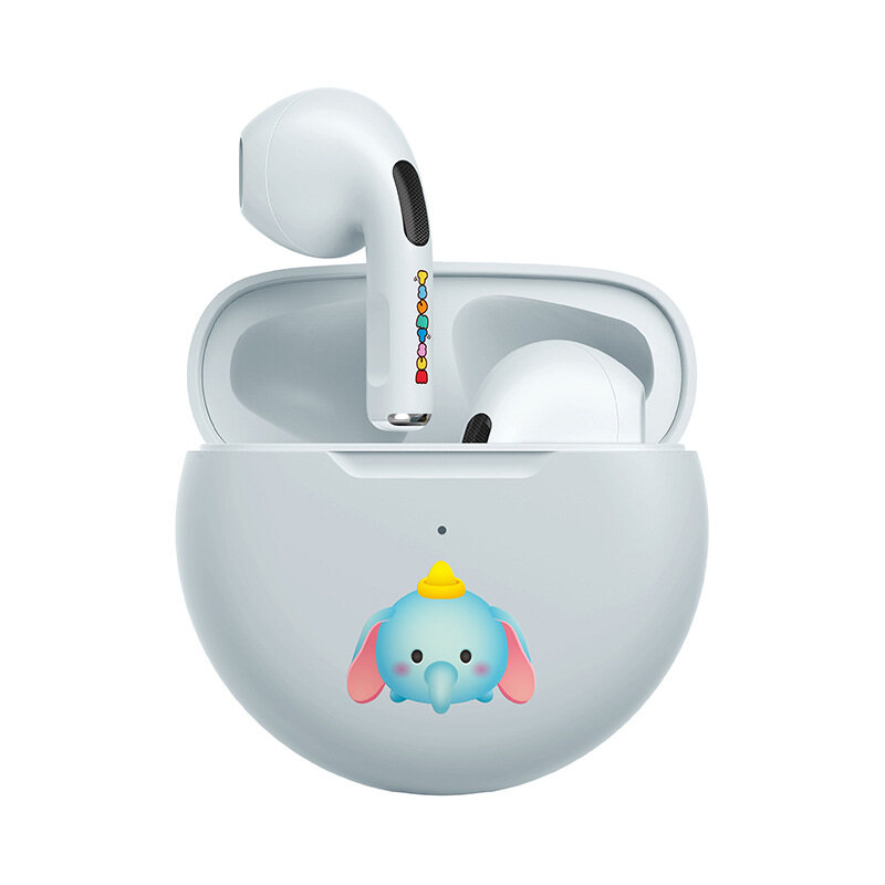 100% Authentic Disney Wireless Eearphones HIFI Sound Noise Reduction Bluetooth Headset Sports Wireless Earbuds Cartoon Long Standby Earphone D10