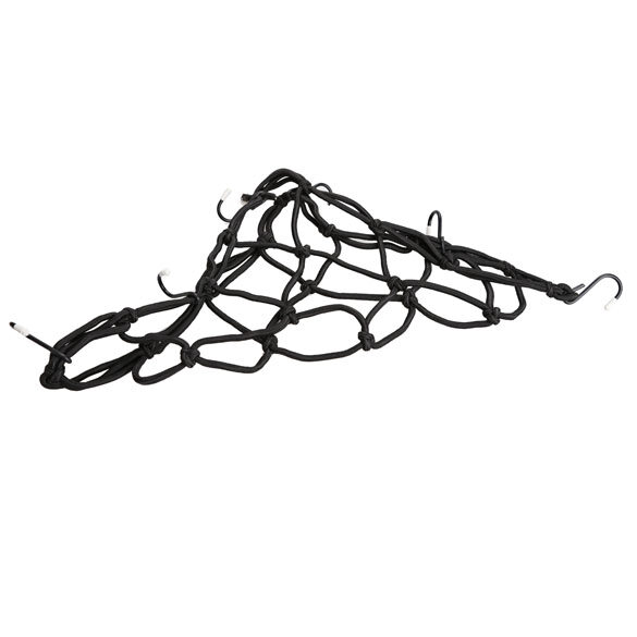 30*30cm Motorcycle 6 Hooks Hold Down Fu el Tank Luggage Net Mesh Web Bungee