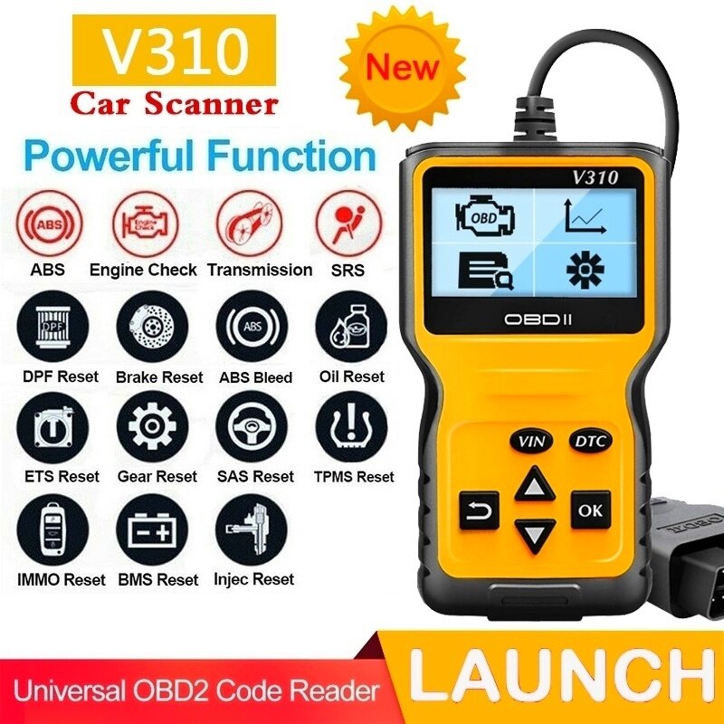 ใหม่ล่าสุดV310 OBD2 OBDIIออโต้คาร์วินิจฉัยสแกนเนอร์รถอ่านรหัสผิดพลาดเครื่องมือซ่อมแซมวินิจฉัยมือถือรถยนต์เครื่องมือวิเคราะห์